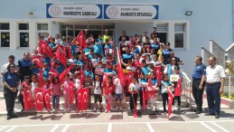 Polisten öğrencilere eğitim