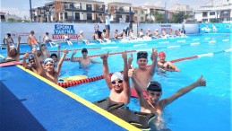 YÜZME BİLMEYEN KALMASIN PROJESİNE YOĞUN İLGİ
