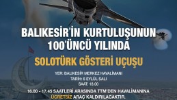SOLOTÜRK, Balıkesir semalarında gösteri yapacak