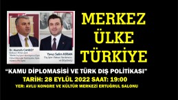 Balıkesir’de ‘Merkez Ülke Türkiye’ konuşulacak