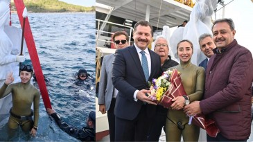 Su altında masalsı yolculuk başladı