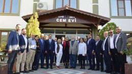 MHP TEŞKİLATI GÜRE BAYRAMKAYA CEMEVİ’Nİ ZİYARET ETTİ