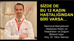 SİZDE DE BU 12 KADIN HASTALIĞINDAN BİRİ VARSA…