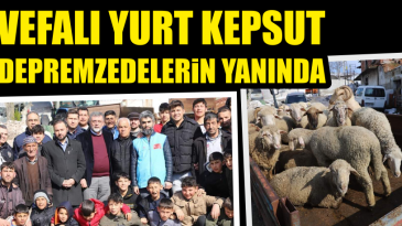 KEPSUT’TAN BÜYÜK DESTEK