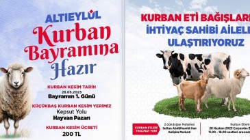 ALTIEYLÜL BELEDİYESİ KURBAN BAYRAMINA HAZIR