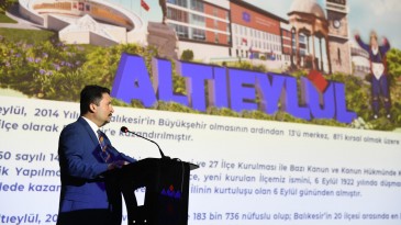 ALTIEYLÜL’E VİZYON PROJELER