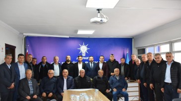 ALTIEYLÜL MUHTARLARINDAN AYDEMİR’E ZİYARET