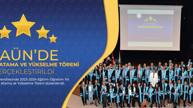 BAÜN’de Akademik Atama ve Yükselme Töreni Gerçekleştirildi