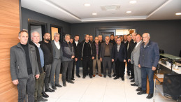 Muhtarlardan, Başkan Şehirli’ye Tebrik Ziyareti