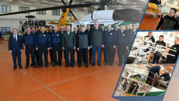 BAKAN YUMAKLI, ORMAN YANGINLARIYLA MÜCADELEDE KULLANILAN HAVA ARAÇLARININ BAKIM ÇALIŞMALARINI İNCELEDİ