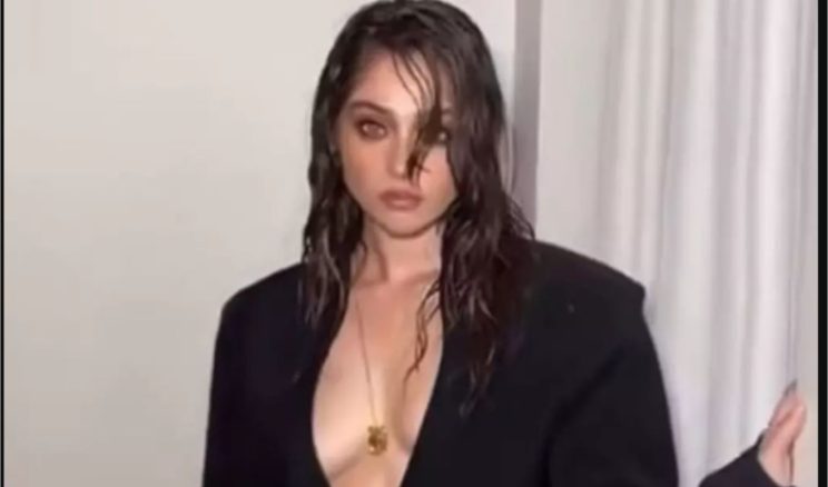 Olmadı Cemre Baysel… Sütyensiz tarzıyla sosyal medyayı salladı: Bu sefer olmamış