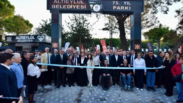 ALTIEYLÜL 75. YIL PARKI YENİLENEN YÜZÜYLE HİZMETTE