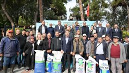 Büyükşehirin çiftçiye desteği sürüyor