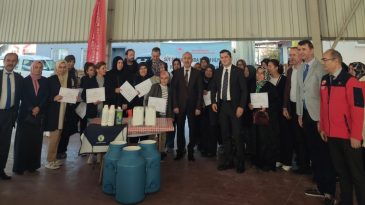 Balıkesir’de Kadın Çiftçilere “Sağım Hijyeni ve Sanitasyon” Eğitimi Sertifikaları Verildi