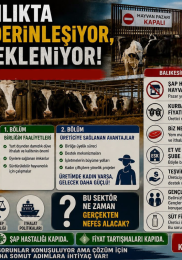 HAYVANCILIKTA SORUNLAR DERİNLEŞİYOR, ÇÖZÜM BEKLENİYOR