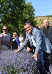 ALTIEYLÜL’DE MOR ŞÖLEN BÜYÜLEDİ