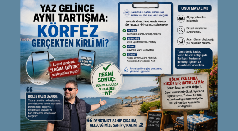 Yaz Gelince Aynı Tartışma: Körfez Gerçekten Kirli mi?