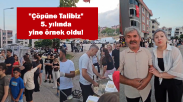 “Çöpüne Talibiz” 5. yılında yine örnek oldu!