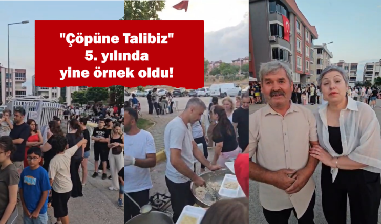 “Çöpüne Talibiz” 5. yılında yine örnek oldu!