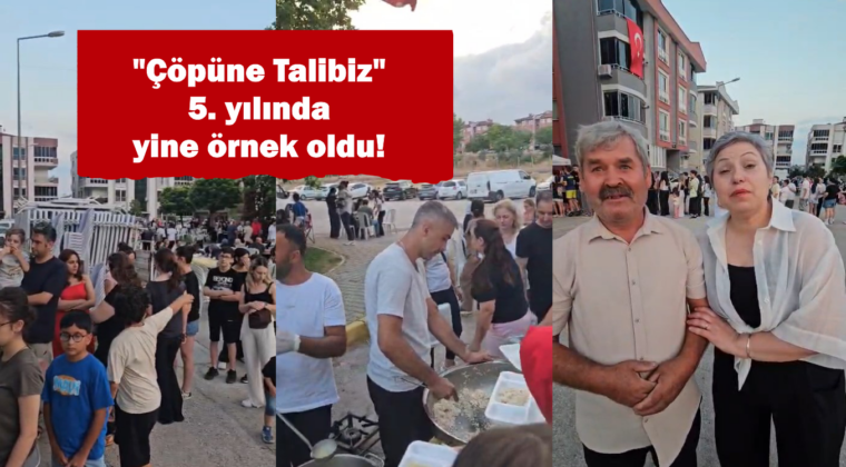 “Çöpüne Talibiz” 5. yılında yine örnek oldu!