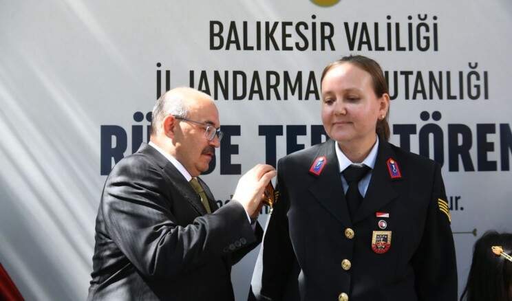 Jandarma’da Gurur Günü: Rütbeler Takdim Edildi