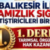 ÜST ÜSTE ÜÇÜNCÜ KEZ 1. DERECE TARIMSAL ÖRGÜT BELGESİ