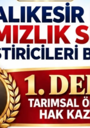 ÜST ÜSTE ÜÇÜNCÜ KEZ 1. DERECE TARIMSAL ÖRGÜT BELGESİ