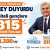 Balıkesir’de üniversiteli gençlere 1.815 kişilik kontenjan