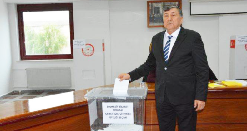 Balıkesir Ticaret Borsası’nda Mehmet Çetin güven tazeledi